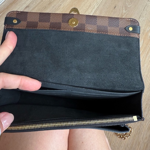 Louis Vuitton Damier Ebene Vavin Wallet on Chain - Picture 9 of 15